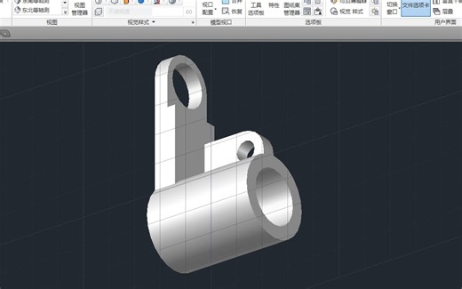CAD三维基础绘图，CAD3D绘图入门，CAD三维从入门到精通15-10