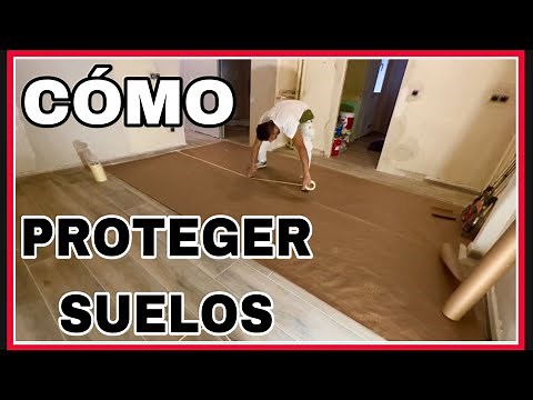 HOW TO PROTECT FLOORS BEFORE PAINTING, HOW TO COVER FLOORS WITH PAPER, LEARN HOW TO COVER FLOORS