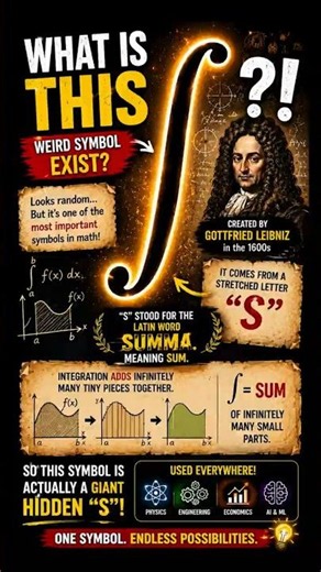 This Symbol Changed Mathematics Forever 🤯| IT'S ACTUALLY AN "S"