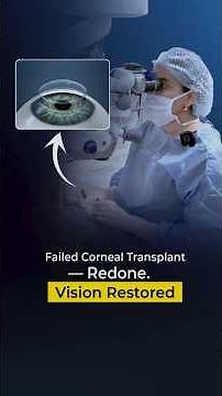 Failed Corneal Transplant Redone | Vision Restored