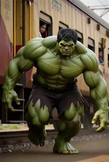Hulk vs train |fact|HulkAnger|shorts|#shorts#ytshorts#hulk