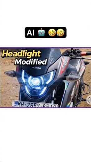 Honda sp 125 bs6 model projector headlight LED Modified 😍😂 AI Genreted #sp125 #ai #aishorts