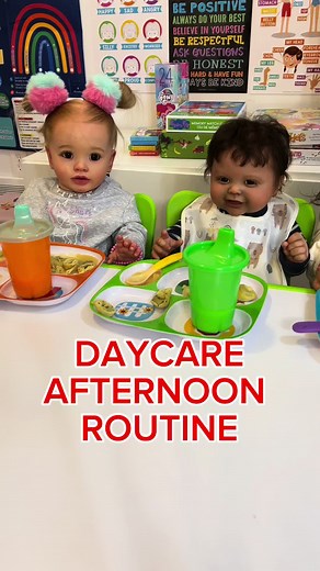 Reborn Doll Afternoon Routine Roleplay | Daycare Lunch & Fun Activities