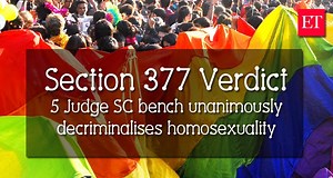 SC rewrites history | #Section377: Decoding the section that's making news | https://goo.gl/JHf3e6 | The Economic Times