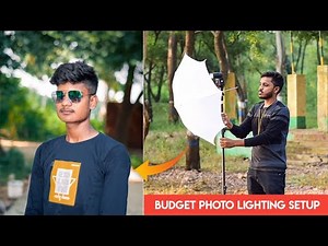 Budget Photography Lighting Setup for Beginners । Photo Studio Lighting Setup