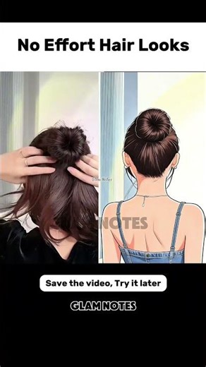 Easy High Bun Hairstyle Tutorial ✨ | Elegant Bun for Long Hair #HighBun #BunHairstyle #HairTutorial