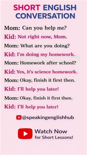 Can You Help Me Easy English Short