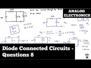 Diode Connected Circuits | Questions 8 | Analog Electronics