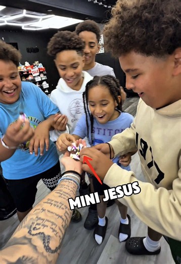 Barber's Wholesome Moment: Planting a Seed of God in Kids' Hearts