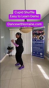 Cupid Shuffle Demo/Tutorial - Lorraine's Line Dancing