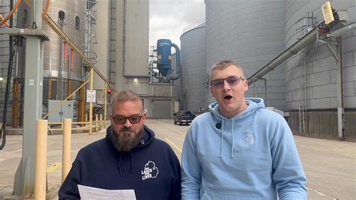 Lou and Aaron with a quick grain market update. | Cooperative Elevator Co.