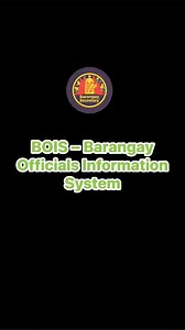 BOIS – Barangay Officials Information System | Barangay Secretary