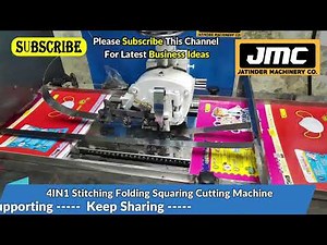 Fully Automatic Notebook Making Machine, Automatic 3IN1 Notebook Stitching Folding Squaring Machine