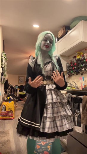 Today’s outfit is blue!! #fyp #schooloutfit #dance #cosplaygirl #makeup