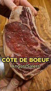Côte de boeuf sur une pierre de sel d'himalaya ! #food #cuisine #recette #viande #bœuf #angus #meat
