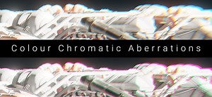 How to change the colour of the Chromatic Aberrations - 60 second Blender tutorial