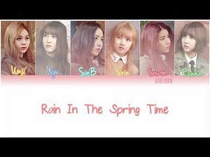 GFRIEND – RAIN IN THE SPRING TIME (봄비) Lyrics Color Coded [Eng/Han/Rom]