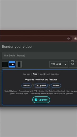 Create complex Map animation in few clicks #mapanimation #freeonlinetools #editing #editingtutorial