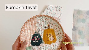 Bring out your Fall creativity with these beautiful Pumpkin Trivets by Minki Kim. #homemade #jennifertryon #janomemakes #minkikim #janome #janomehq #janomecanada #janomeamerica #falldecor | Jennifer Tryon - Homemade