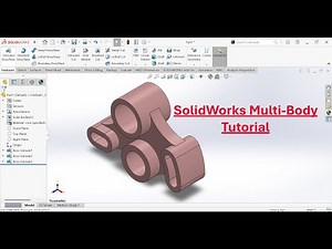 Advanced SolidWorks Modeling Tutorial | Complex Multi-Body Part
