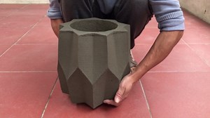 DIY Flower Pots: Create Unique Cement Planters from Carton Boxes