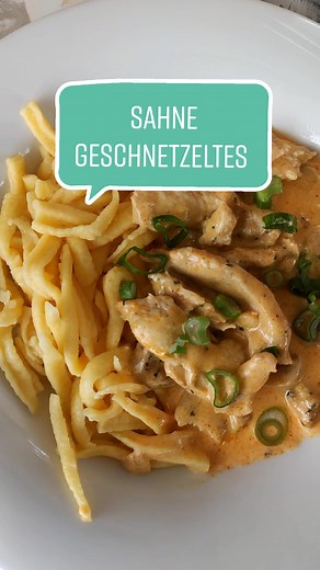 Schnelles Rezept für Sahne Geschnetzeltes