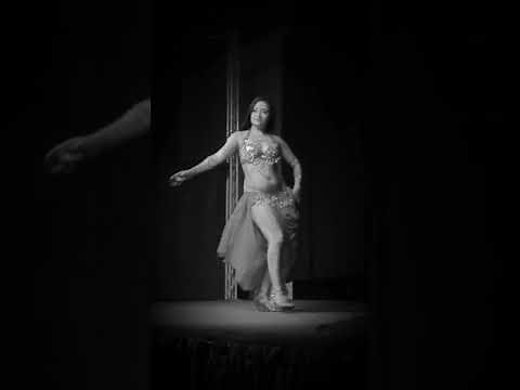 Cabaret Fusion Belly Dance Veil & Zills by Malia Delapenia