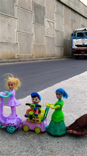 Remote Control Scooty Girl And Monkey Scooter Unboxing And Testing Short ||