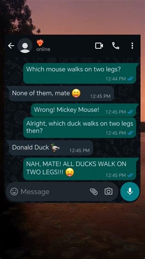 He fell for the oldest trick in the book! 🦆😂 #riddle #funnytexts #mindgames