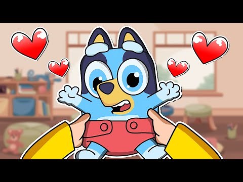 ADOPTAMOS a BLUEY en MINECRAFT!🐶💕