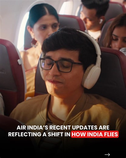 There’s a noticeable change in how Air India is presenting its flying experience. Instead of highlighting features, they observe everyday moments inside the aircraft. Paired with cabin upgrades, this approach signals a shift in tone, where comfort is treated as standard, not a selling point. Air India #Ad #Collab #IndianAviation #AirIndia #Campaigns #TheLogicalIndian | The Logical Indian
