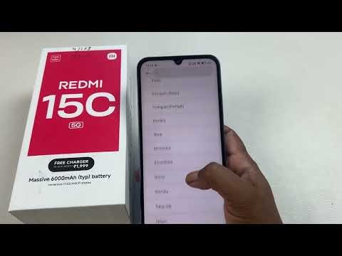 How to change language in redmi 15c 5g /redmi 15c 5g me language kaise change kare