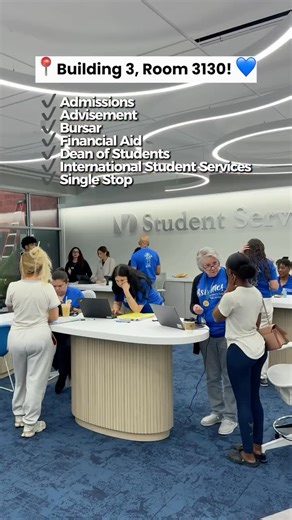 Miami Dade College - Wolfson | Our newly renovated Student Center is officially open in Building 3, Room 3130!💙 Here you’ll find: ✔️ Admissions ✔️ Advisement ✔️ Bursar... | Instagram