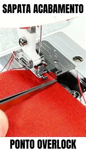 Como Instalar a Sapata de Acabamento Ponto Imitação Tipo Overlock Fácil Demais!