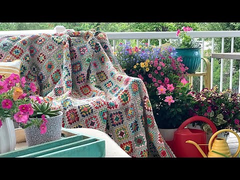 Granny Square Along - Afghan Finish & Border Tutorial and a BIG GIVEAWAY!!