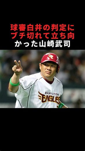 球審白井の判定にブチ切れて立ち向かった山崎武司 #山崎武司 #球審白井 #プロ野球 #野球