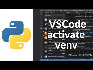 Set Up Python Virtual Environment In Visual Studio Code (VS Code) | VSCode activate…  - Partner