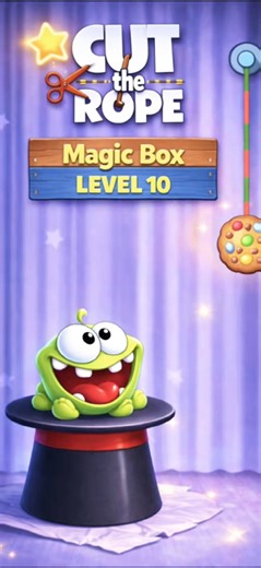 🎩 Cut the Rope — Magic Box | Level 10 🍬