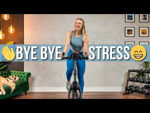 30 min STRESS REDUCING CLIMBS Indoor Cycling Workout