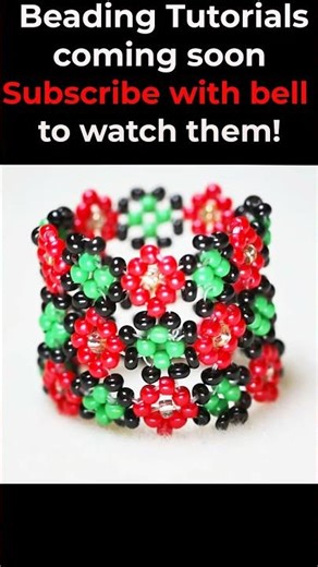 🎄 5 Festive Beading Projects Coming Before New Year! ✨ Subscribe! #diy #handmade #newyear2026