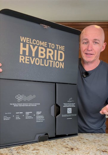 This hex clad frying pan set is really nice #hexclad #cookware #fryingpan #tiktokshopcreatorpicks #tiktokshopspringglowup