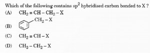 Which of the following contains \mathrm { sp } ^ { 2 } hybridis... | Filo