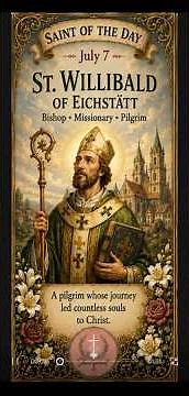 Saint of the Day | July 7 | St. Willibald of Eichstätt