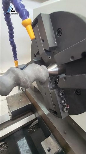 how to process the D6-3 rotor on CNC whirling machine .