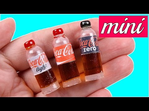 DIY Miniature Coca-Cola Bottles