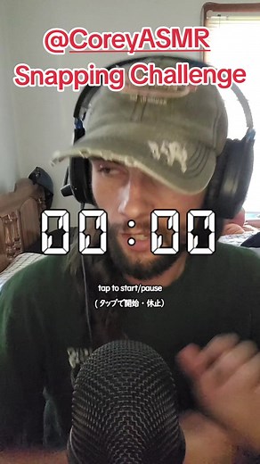 #stitch with @Corey ASMR Snapping Challenge @Corey ASMR This was Fun! Who can snap the longest? #asmr #asmrsnapping #snapasmr #howlong #asmrsounds #asmrvideo #asmrtist #coreyasmr #tingles #asmrchallenge #foryou #fyp