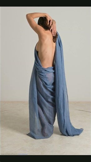 360° Pose Reference – Draped Standing — AnaIv310c