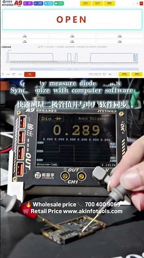 JTX A9 High-Precision Sampling, Digital Display Curve Waveform Multifunction Measuring Meter
