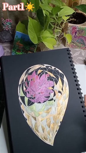 How to make textile design 🎨🖌️🌸#art #handbroidery #paintingtechniques #handbroidery #textile design