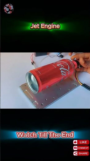 DIY Soda Can Jet Engine – Fully Functional Mini Jet That Actually Works!